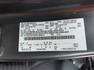 2016 Ford F-150 XLT with VIN 1FTEW1EF9GFC80614, listed as a IAAI auction lot 41799995 with 38,079 mi miles. Bid and sale history available at carsss.com. Image 9.