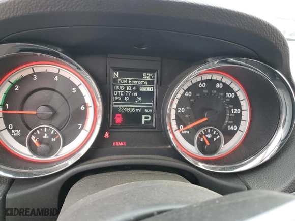 2012 Dodge Durango R/T with VIN 1C4SDJCT3CC337905, listed as a Copart auction lot 44966915 with 224,806 mi miles and Salvage Title. Bid and sale history available at carsss.com. Image 9.