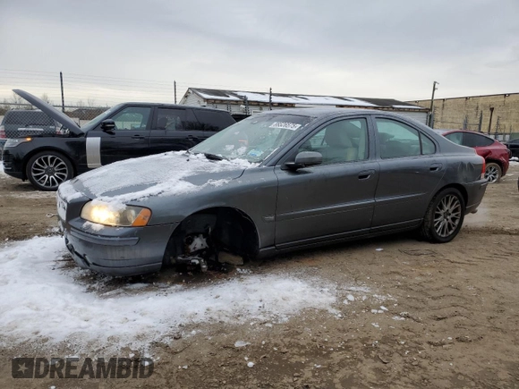 2006 Volvo S60 2.4L Turbo with VIN YV1RS547362531500, listed as a Copart auction lot 88526575 with 60,107 mi miles and Salvage Title. Bid and sale history available at carsss.com. Image 1.
