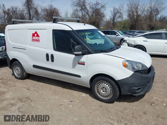 2017 Ram ProMaster City Cargo Tradesman z VIN ZFBERFAB7H6F14411, wystawiony jako IAAI lot #41929544 z przebiegiem 318 038 mil mil oraz . Historia ofert i sprzedaży dostępna na DreamBid. Obrazek 1.