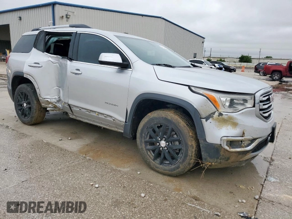 2019 GMC Acadia SLT with VIN 1GKKNMLS5KZ107014, listed as a Copart auction lot 54954545 with 135,107 mi miles and Salvage Title. Bid and sale history available at DreamBid. Image 4.
