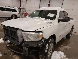 2020 Ram 1500 Big Horn with VIN 1C6SRFBT7LN404274, listed as a IAAI auction lot 41576959 with 66,394 mi miles. Bid and sale history available at carsss.com. Image 17.