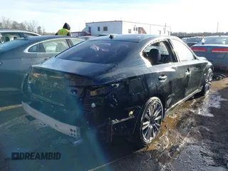 2018 Infiniti Q50 3.0t SPORT with VIN JN1EV7AR4JM432732, listed as a IAAI auction lot 41405057 with 132,046 mi miles. Bid and sale history available at carsss.com. Image 4.