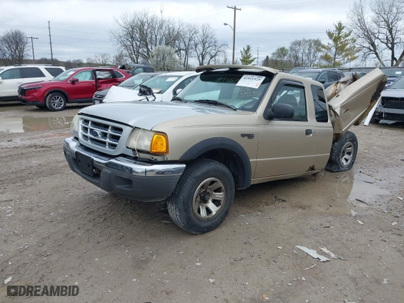 2002 Ford Ranger XL Fleet with VIN 1FTYR44U32TA38952, listed as a IAAI auction lot 41911525 with 225,204 mi miles. Bid and sale history available at carsss.com. Image 17.