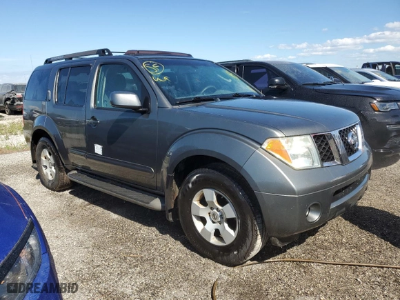 2006 Nissan Pathfinder SE with VIN 5N1AR18U86C672821, listed as a Copart auction lot 77659834 with 97,761 mi miles and Salvage Title. Bid and sale history available at carsss.com. Image 4.
