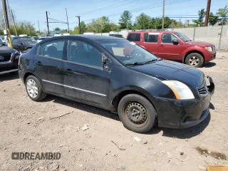 2012 Nissan Sentra S with VIN 3N1AB6APXCL722082, listed as a Copart auction lot 54893875 with 125,051 mi miles and Salvage title. Bid and sale history available at DreamBid. Image 4.