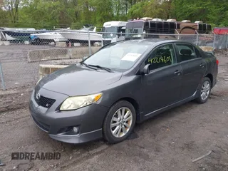 2009 Toyota Corolla with VIN 2T1BU40E29C156642, listed as a IAAI auction lot 42214601 with 255,813 mi miles. Bid and sale history available at carsss.com. Image 2.