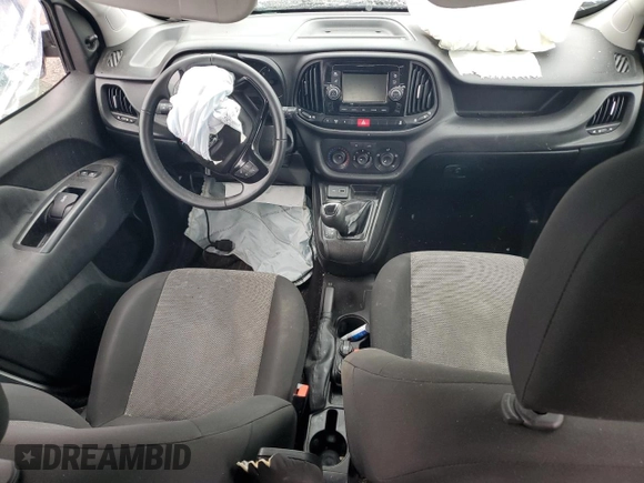 2021 Ram ProMaster City Cargo Tradesman with VIN ZFBHRFAB0M6U52709, listed as a Copart auction lot 73232844 with Not Provided miles and Salvage Title. Bid and sale history available at DreamBid. Image 8.