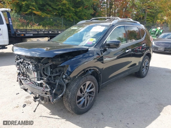 2016 Nissan Rogue SV with VIN 5N1AT2MV6GC919048, listed as a IAAI auction lot 40575055 with 76,328 mi miles. Bid and sale history available at carsss.com. Image 18.