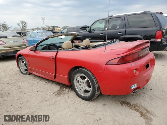1997 Mitsubishi Eclipse GS-T with VIN 4A3AX55F9VE086183, listed as a Copart auction lot 75944644 with Not Provided miles and Salvage Title. Bid and sale history available at carsss.com. Image 2.