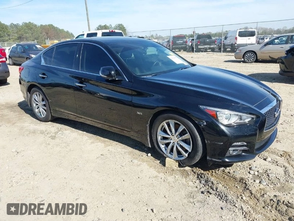 2016 Infiniti Q50 3.0t Premium with VIN JN1EV7AR4GM345731, listed as a IAAI auction lot 41836075 with 88,682 mi miles. Bid and sale history available at carsss.com. Image 1.
