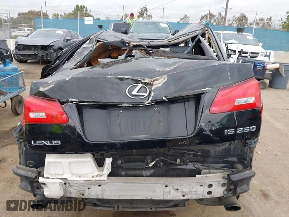 2008 Lexus IS 250 with VIN JTHBK262885063965, listed as a IAAI auction lot 42053343 with 194,758 mi miles. Bid and sale history available at carsss.com. Image 15.