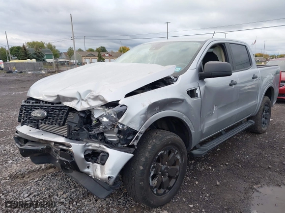 2022 Ford Ranger XL with VIN 1FTER4FH4NLD17091, listed as a IAAI auction lot 40592602 with 21,847 mi miles. Bid and sale history available at carsss.com. Image 17.