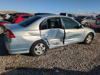 2005 Honda Civic with VIN JHMES96695S009385, listed as a Copart auction lot 88084805 with 188,259 mi miles and Salvage Title. Bid and sale history available at DreamBid. Image 3.