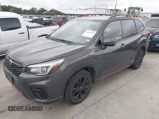 2020 Subaru Forester Special Sports with VIN JF2SKARC2LH459852, listed as a IAAI auction lot 42452374 with 85,724 mi miles and . Bid and sale history available at DreamBid. Image 2.