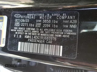 2024 Hyundai Elantra SE with VIN KMHLL4DG1RU683976, listed as a Copart auction lot 51864595 with Not Provided miles and Salvage Title. Bid and sale history available at DreamBid. Image 14.