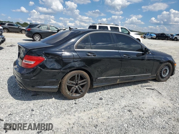 2012 Mercedes-Benz C 300 Sport with VIN WDDGF8BB0CA726603, listed as a Copart auction lot 66191135 with Not provided miles and Clean title. Bid and sale history available at DreamBid. Image 3.