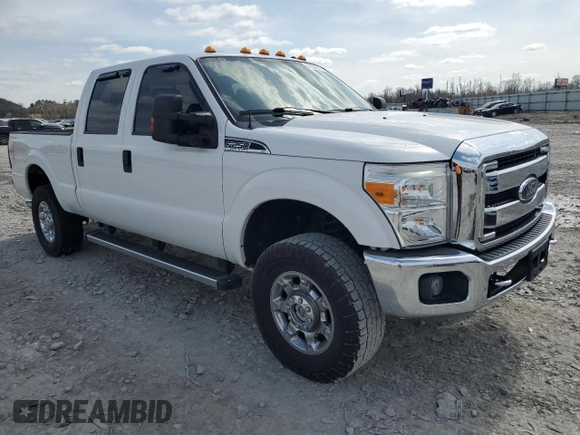 2016 Ford Super Duty F-250 SRW Lariat with VIN 1FT7W2B65GEA43630, listed as a Copart auction lot 51164995 with 335,370 mi miles and Salvage Title. Bid and sale history available at carsss.com. Image 4.