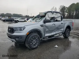 2023 Ford Ranger XL with VIN 1FTER4FH3PLE14401, listed as a Copart auction lot 41427785 with 18,492 mi miles and Salvage Title. Bid and sale history available at carsss.com. Image 1.