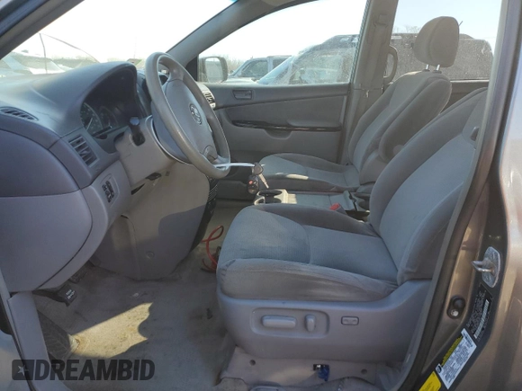 2005 Toyota Sienna CE with VIN 5TDZA23C45S340701, listed as a Copart auction lot 48179605 with 213,472 mi miles and Salvage Title. Bid and sale history available at DreamBid. Image 7.