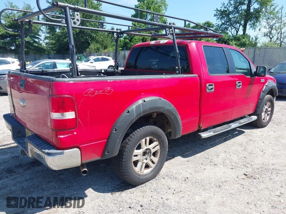2006 Ford F-150 XLT with VIN 1FTPW14586FB55619, listed as a IAAI auction lot 42663737 with 176,202 mi miles and . Bid and sale history available at DreamBid. Image 4.