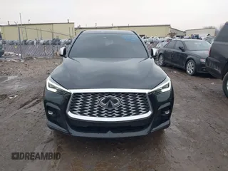 2023 Infiniti QX55 Essential with VIN 3PCAJ5KR7PF100554, listed as a IAAI auction lot 41498341 with 28,624 mi miles and . Bid and sale history available at DreamBid. Image 12.