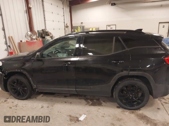 2019 GMC Terrain SLE with VIN 3GKALTEV9KL101307, listed as a IAAI auction lot 41553370 with 82,760 mi miles. Bid and sale history available at carsss.com. Image 14.