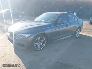 2014 BMW 3 Series 335i xDrive with VIN WBA3B9G54ENR91076, listed as a IAAI auction lot 41643651 with 55,558 mi miles. Bid and sale history available at carsss.com. Image 2.
