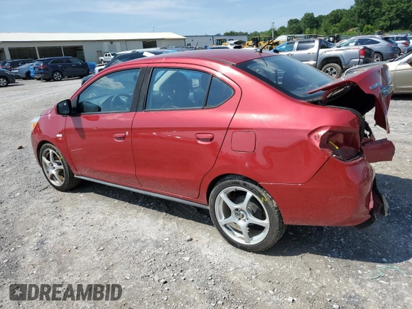 2019 Mitsubishi Mirage ES with VIN ML32F3FJXKHF18829, listed as a Copart auction lot 60101815 with 85,544 mi miles and Salvage title. Bid and sale history available at DreamBid. Image 2.