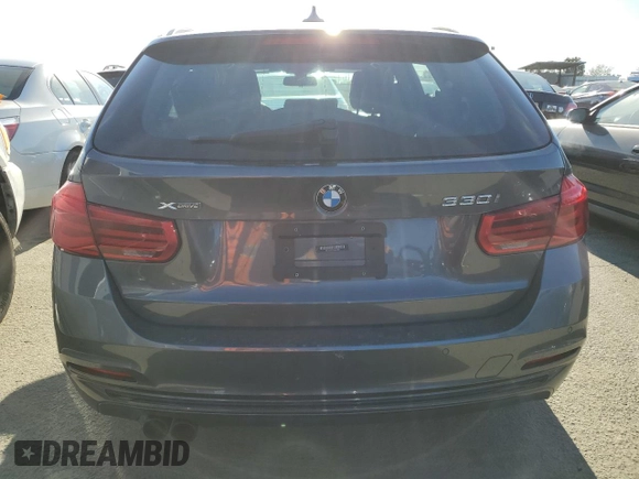 2017 BMW 3 Series 330i xDrive with VIN WBA8K3C34HA023630, listed as a Copart auction lot 49168343 with 76,367 mi miles and . Bid and sale history available at carsss.com. Image 6.