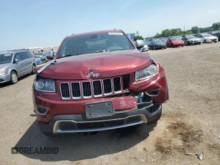 2014 Jeep Grand Cherokee Limited with VIN 1C4RJFBG7EC100846, listed as a Copart auction lot 60416575 with 216,468 mi miles and Salvage title. Bid and sale history available at DreamBid. Image 5.