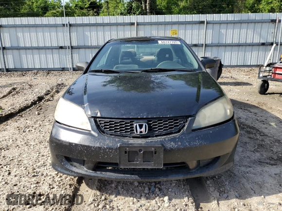 2005 Honda Civic VP SSRS z VIN 1HGEM22365L078593, wystawiony jako Copart lot #60747785 z przebiegiem 214 835 mil mil oraz Czysty tytuł • Clean title. Historia ofert i sprzedaży dostępna na DreamBid. Obrazek 5.