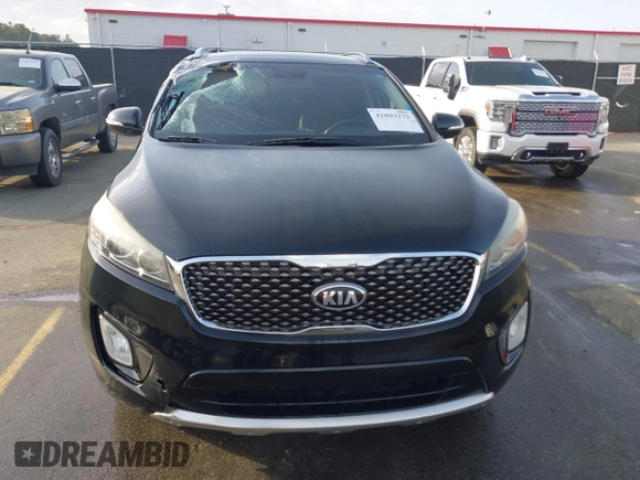 2016 Kia Sorento SX with VIN 5XYPK4A57GG086356, listed as a IAAI auction lot 41803272 with 118,287 mi miles. Bid and sale history available at carsss.com. Image 12.