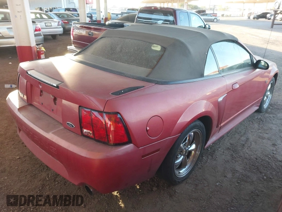 2000 Ford Mustang GT z VIN 1FAFP45X2YF186187, wystawiony jako IAAI lot #41467944 z przebiegiem 163 463 mil mil oraz . Historia ofert i sprzedaży dostępna na DreamBid. Obrazek 4.
