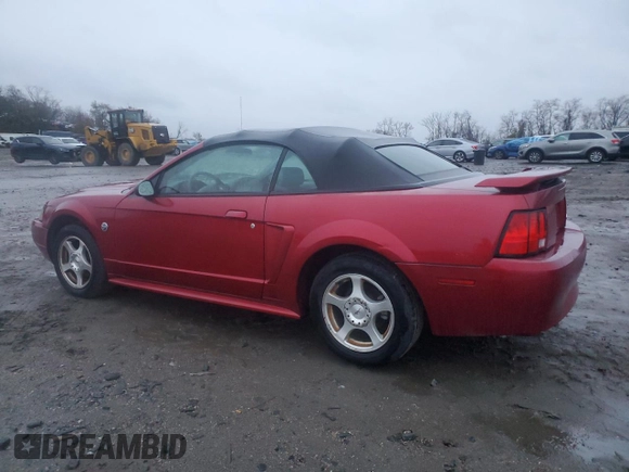2004 Ford Mustang Deluxe with VIN 1FAFP44404F102515, listed as a Copart auction lot 82361014 with 65,383 mi miles and Salvage Title. Bid and sale history available at carsss.com. Image 2.