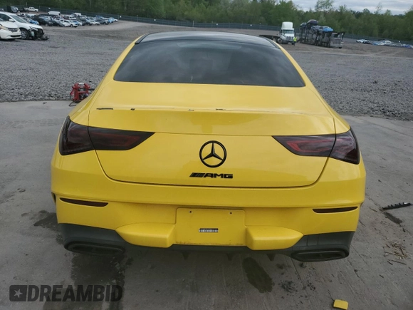 2021 Mercedes-Benz CLA 250 with VIN W1K5J4HB7MN148466, listed as a Copart auction lot 55948395 with 30,066 mi miles and Salvage title. Bid and sale history available at DreamBid. Image 6.