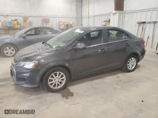 2017 Chevrolet Sonic LT with VIN 1G1JD5SBXH4119160, listed as a Copart auction lot 41571755 with 184,284 mi miles and Clean Title. Bid and sale history available at carsss.com. Image 1.