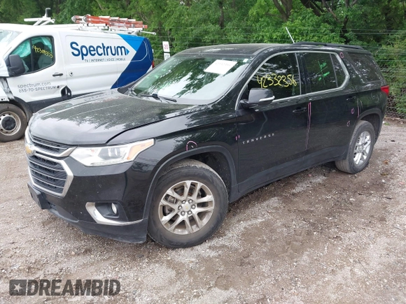 2019 Chevrolet Traverse LT Cloth with VIN 1GNERGKW6KJ186461, listed as a IAAI auction lot 42332356 with 115,240 mi miles and . Bid and sale history available at DreamBid. Image 18.