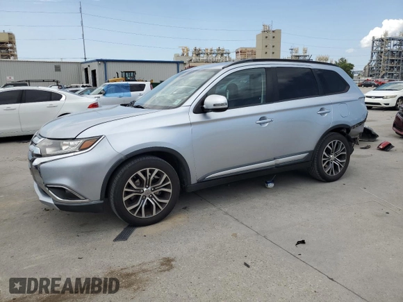 2016 Mitsubishi Outlander SE with VIN JA4AD3A32GZ036730, listed as a Copart auction lot 59805085 with 92,284 mi miles and Salvage title. Bid and sale history available at DreamBid. Image 1.