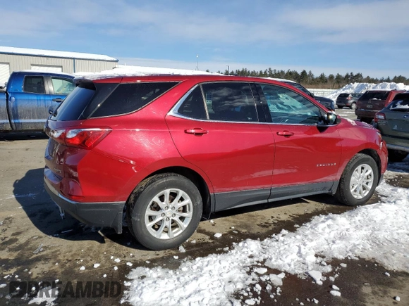 2018 Chevrolet Equinox LT with VIN 2GNAXSEVXJ6145661, listed as a Copart auction lot 45454325 with 92,268 mi miles and Salvage Title. Bid and sale history available at DreamBid. Image 3.