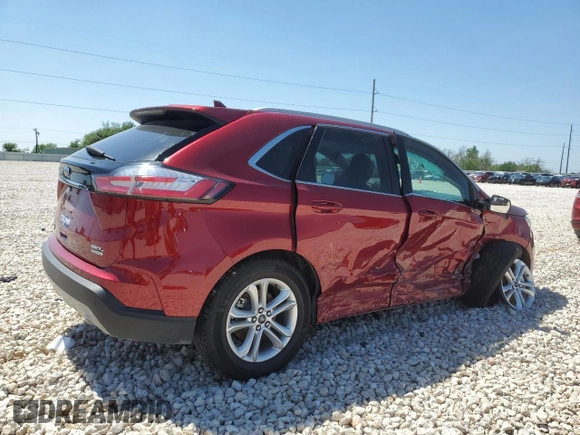 2019 Ford Edge SEL z VIN 2FMPK3J9XKBC35655, wystawiony jako Copart lot #52119085 z przebiegiem 22 395 mil mil oraz Szkoda całkowita • Salvage title. Historia ofert i sprzedaży dostępna na DreamBid. Obrazek 3.