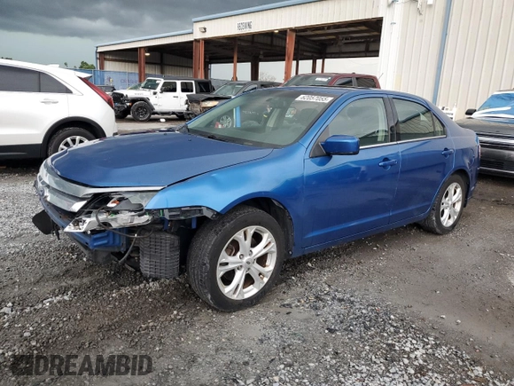 2012 Ford Fusion SE with VIN 3FAHP0HA5CR108507, listed as a Copart auction lot 62057055 with 168,256 mi miles and Salvage title. Bid and sale history available at DreamBid. Image 1.