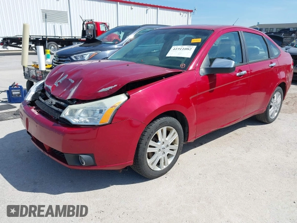 2010 Ford Focus SEL with VIN 1FAHP3HN9AW291120, listed as a IAAI auction lot 41911082 with 131,226 mi miles. Bid and sale history available at carsss.com. Image 17.