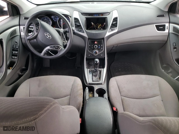 2014 Hyundai Elantra SE with VIN KMHDH4AE0EU092802, listed as a Copart auction lot 48503575 with 169,675 mi miles and Salvage Title. Bid and sale history available at carsss.com. Image 8.