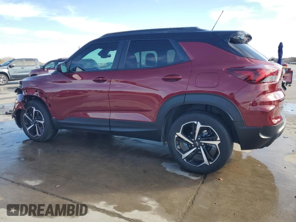 2023 Chevrolet TrailBlazer RS with VIN KL79MTSL3PB088946, listed as a Copart auction lot 42340235 with 17,956 mi miles and Clean Title. Bid and sale history available at DreamBid. Image 2.