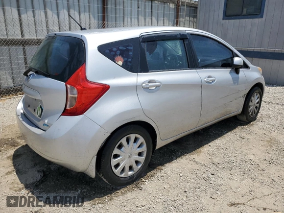 2014 Nissan Note S Plus with VIN 3N1CE2CP4EL378550, listed as a Copart auction lot 62903395 with 186,756 mi miles and Clean title. Bid and sale history available at DreamBid. Image 3.