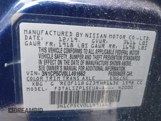 2020 Nissan Kicks SV z VIN 3N1CP5CV0LL491662, wystawiony jako IAAI lot #41610286 z przebiegiem 66 910 mil mil oraz . Historia ofert i sprzedaży dostępna na DreamBid. Obrazek 9.