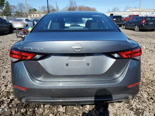 2024 Nissan Sentra S with VIN 3N1AB8BV3RY219613, listed as a Copart auction lot 51243755 with 25,113 mi miles and Salvage Title. Bid and sale history available at carsss.com. Image 6.