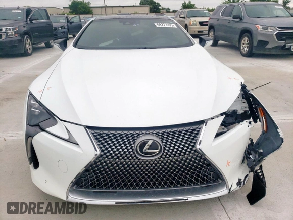 2021 Lexus LC 500h with VIN JTHBP5AY8MA104403, listed as a Copart auction lot 59272235 with 14,425 mi miles and Salvage title. Bid and sale history available at DreamBid. Image 5.