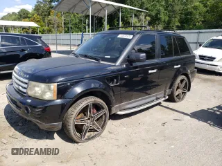 2006 Land Rover Range Rover Sport SC with VIN SALSH23486A915010, listed as a Copart auction lot 57151145 with 159,376 mi miles and Salvage title. Bid and sale history available at DreamBid. Image 1.